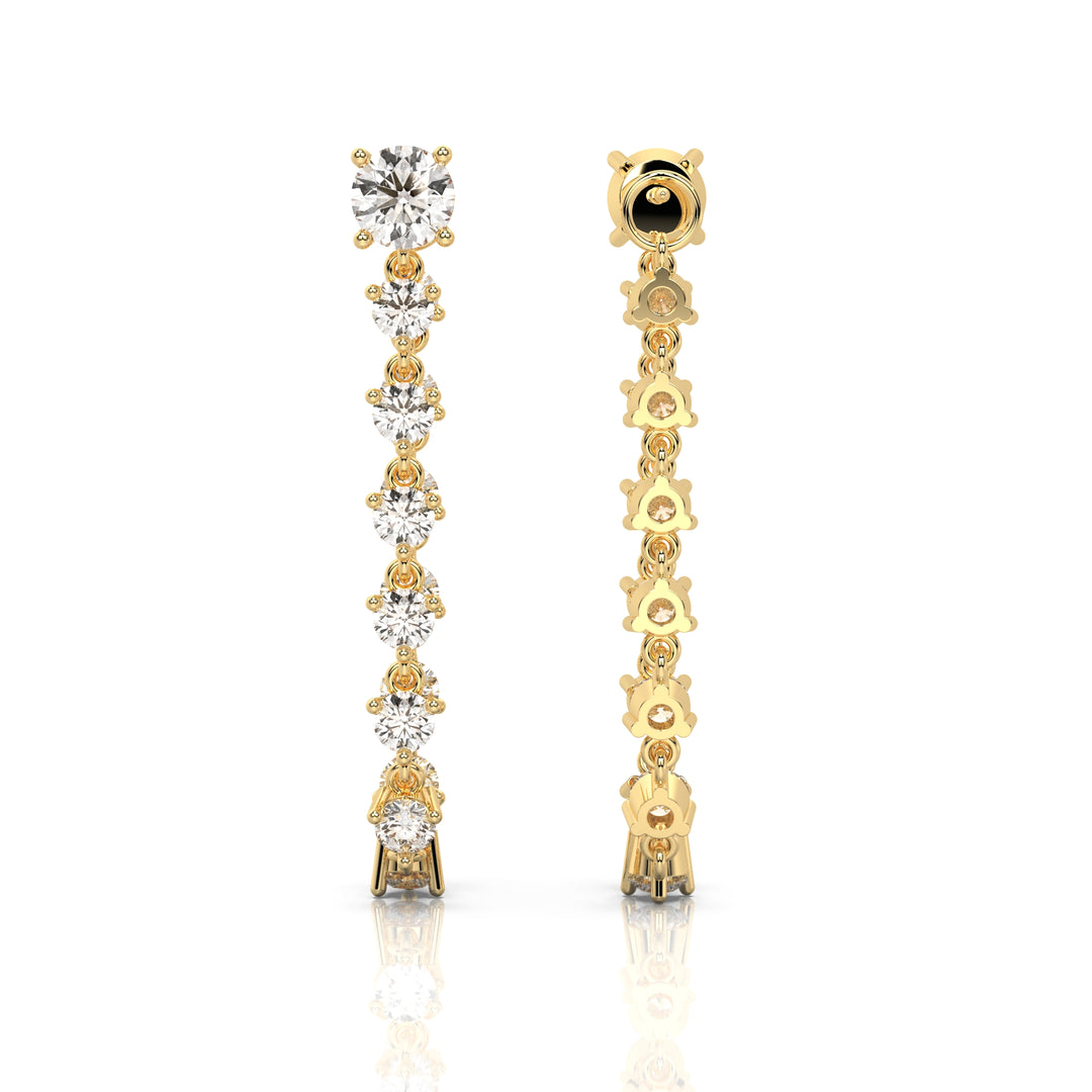U Turn Tennis Stud Earring (Single Piece)