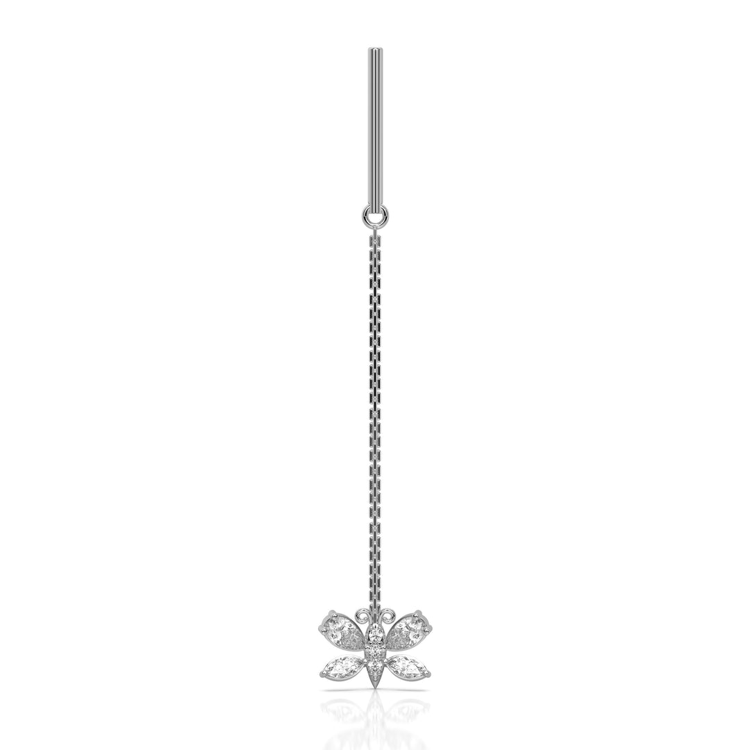 Butterfly Dangling Threader Earring (Single)