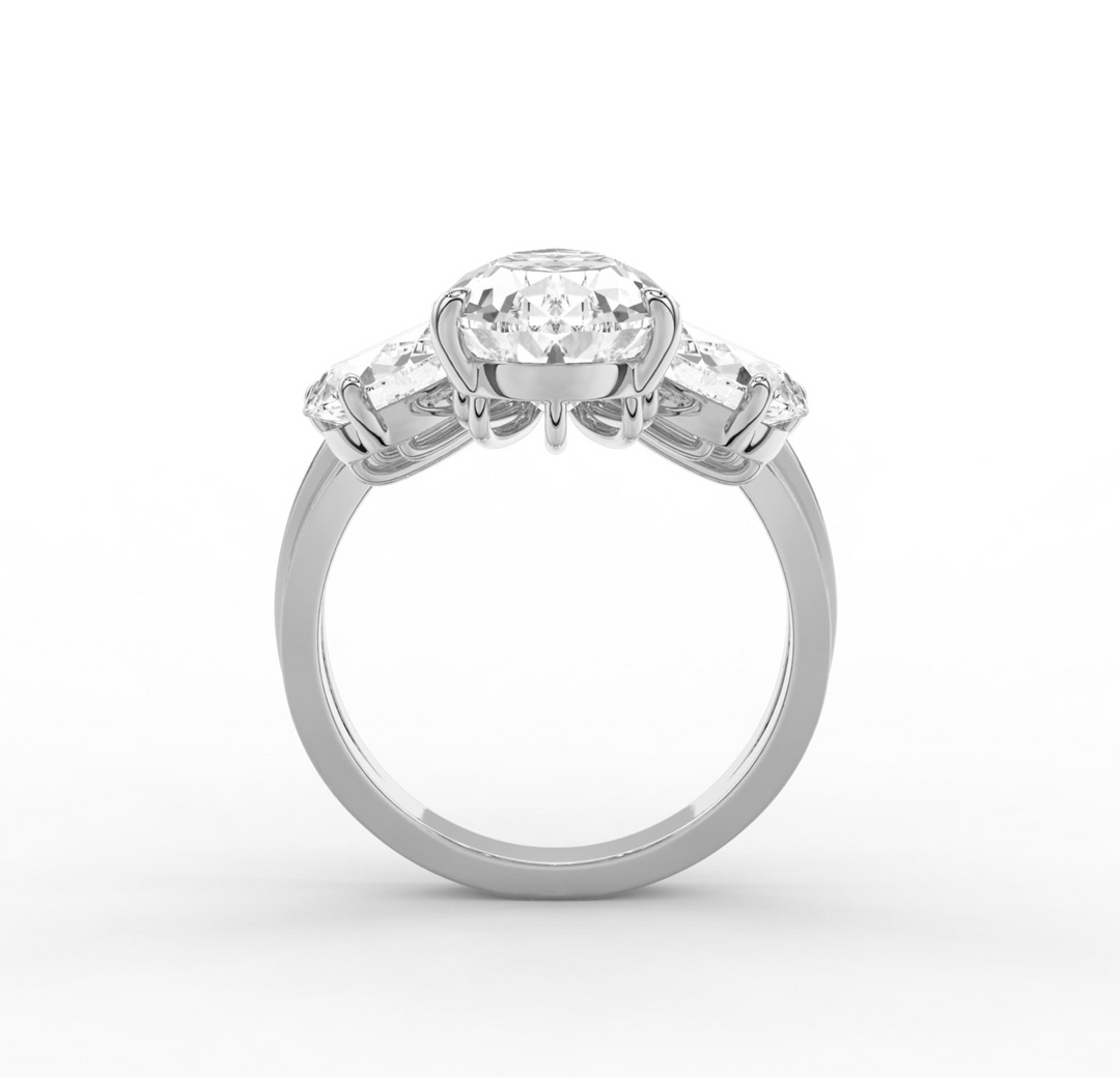 The Grand Peacock Crown Ring