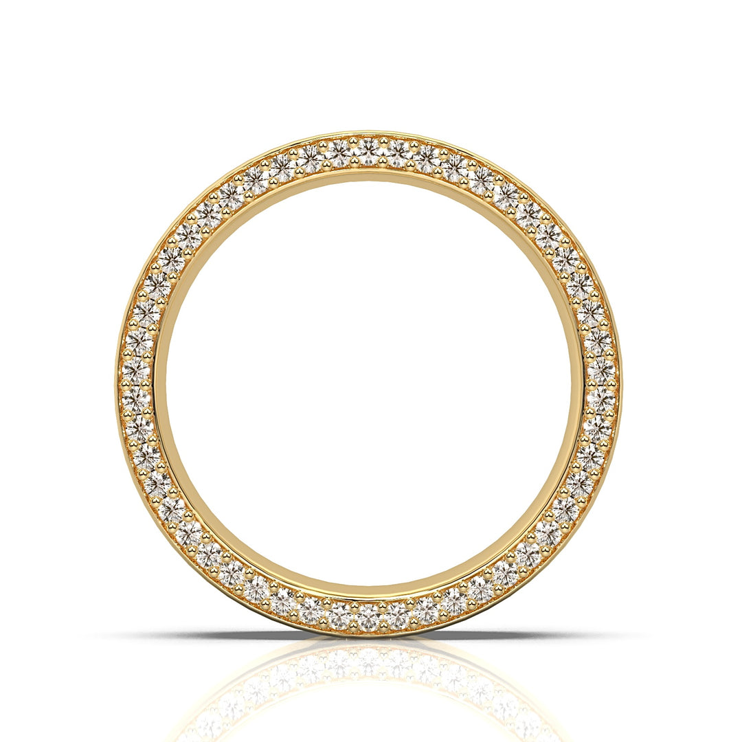 Sparkling Edge Comfort Fit Wedding Band