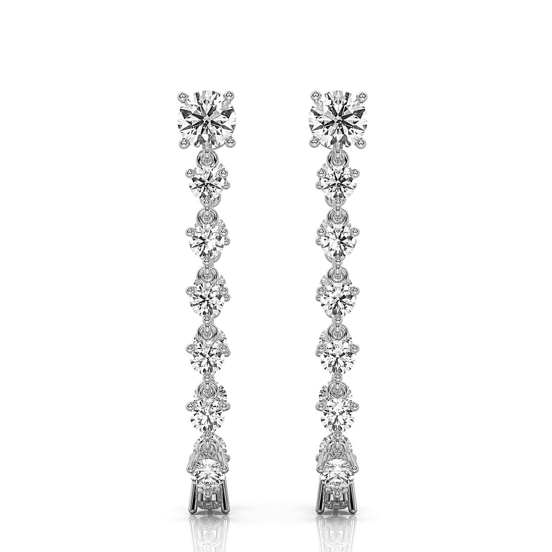 U Turn Tennis Stud Earring (Single Piece)