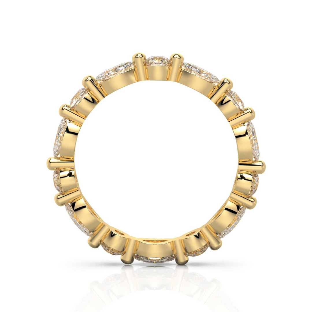 Marquise and Round Eternity Lace Ring
