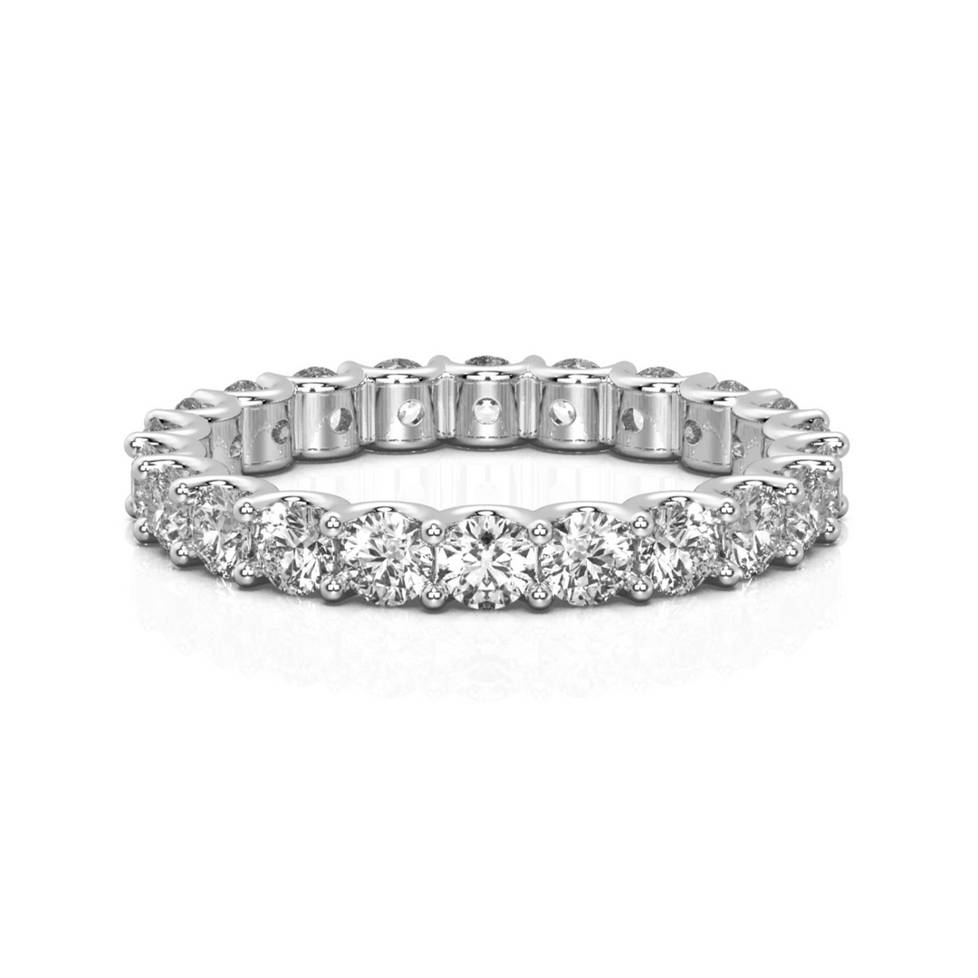 Round Brilliant Eternity Ring U Gallery