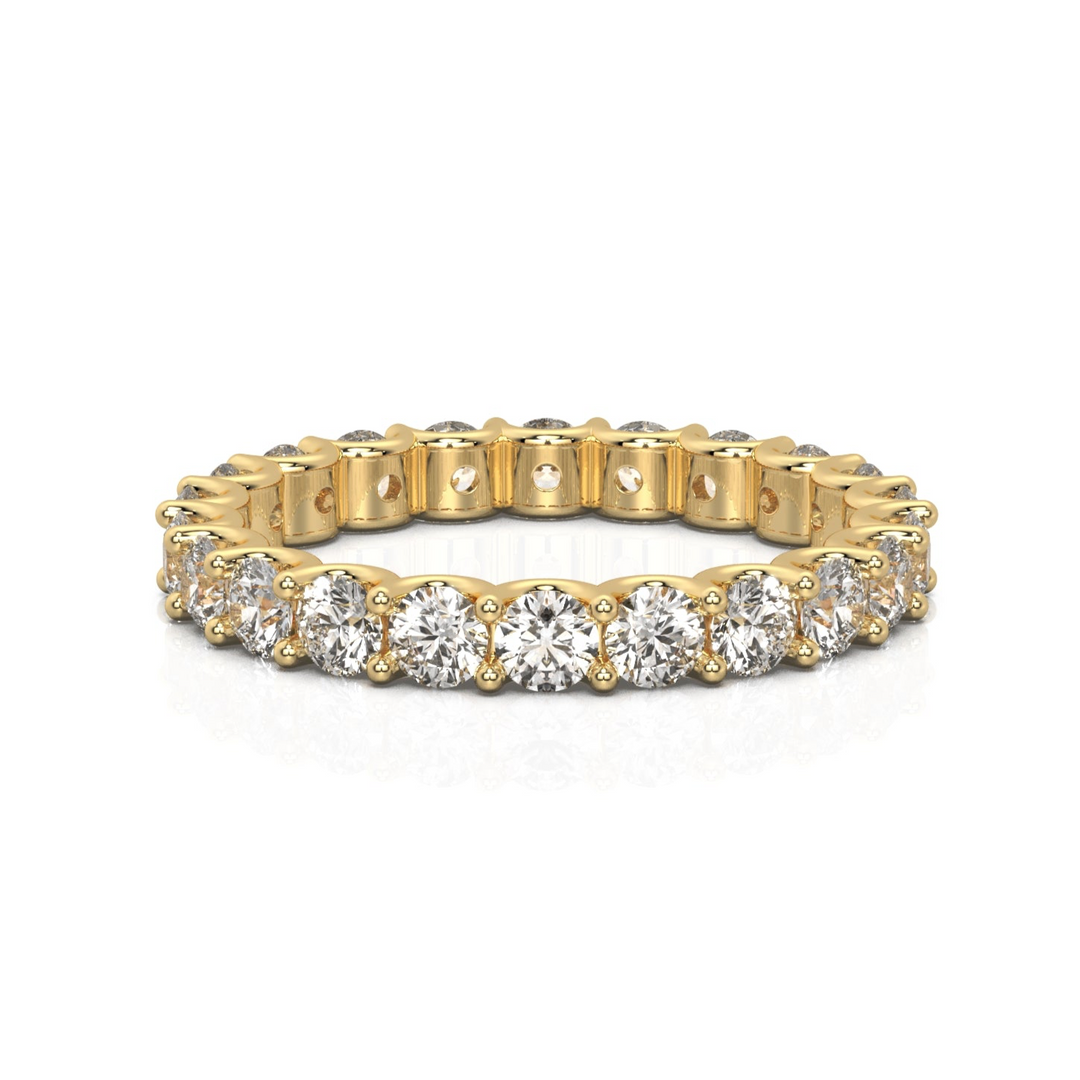 Round Brilliant Eternity Ring U Gallery