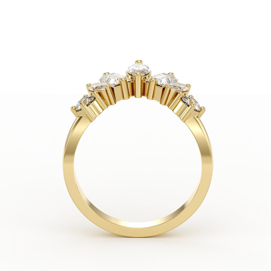 Seven Days Crown Ring