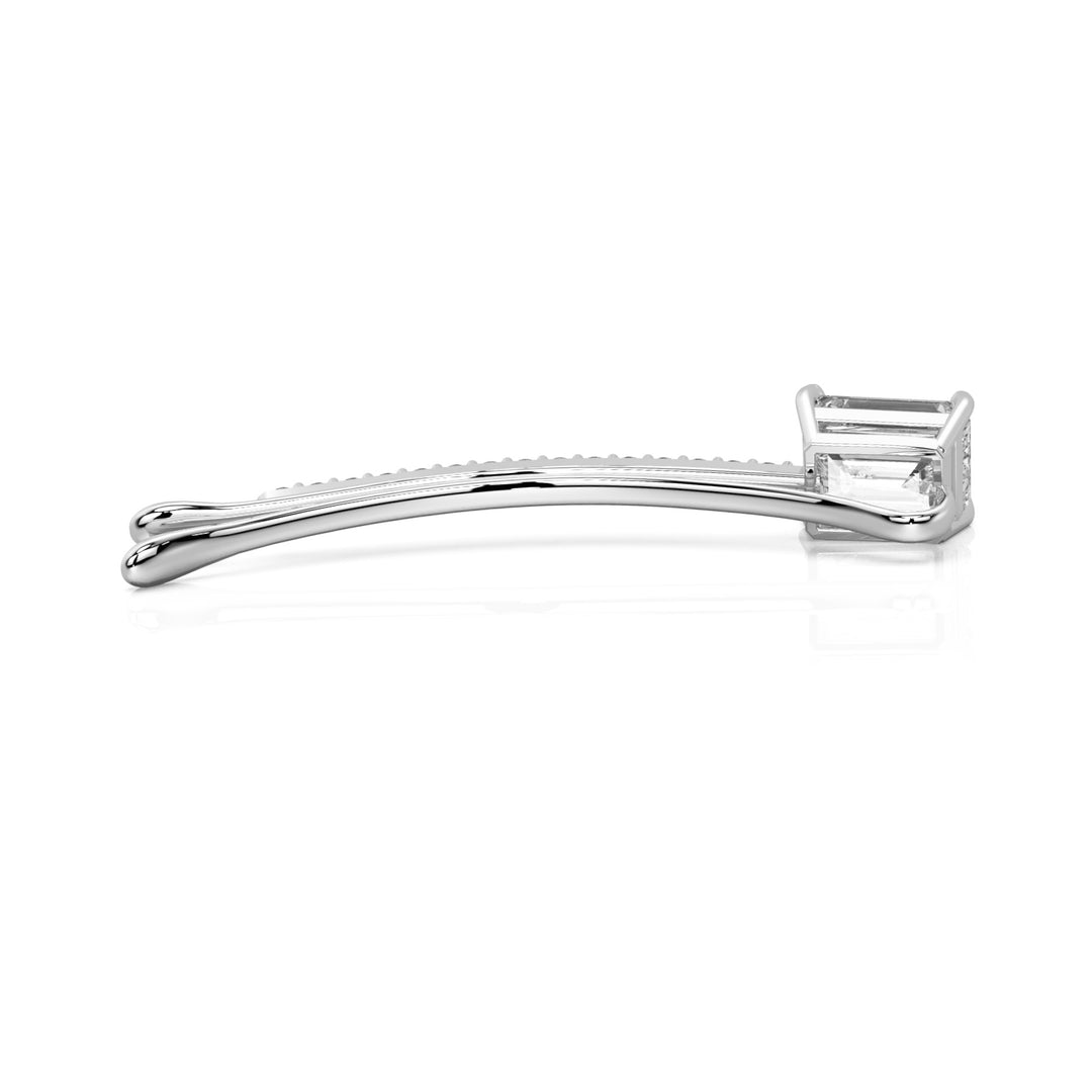 Emerald Curved Bobby Pin