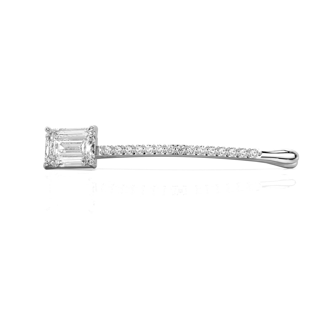 Emerald Curved Bobby Pin