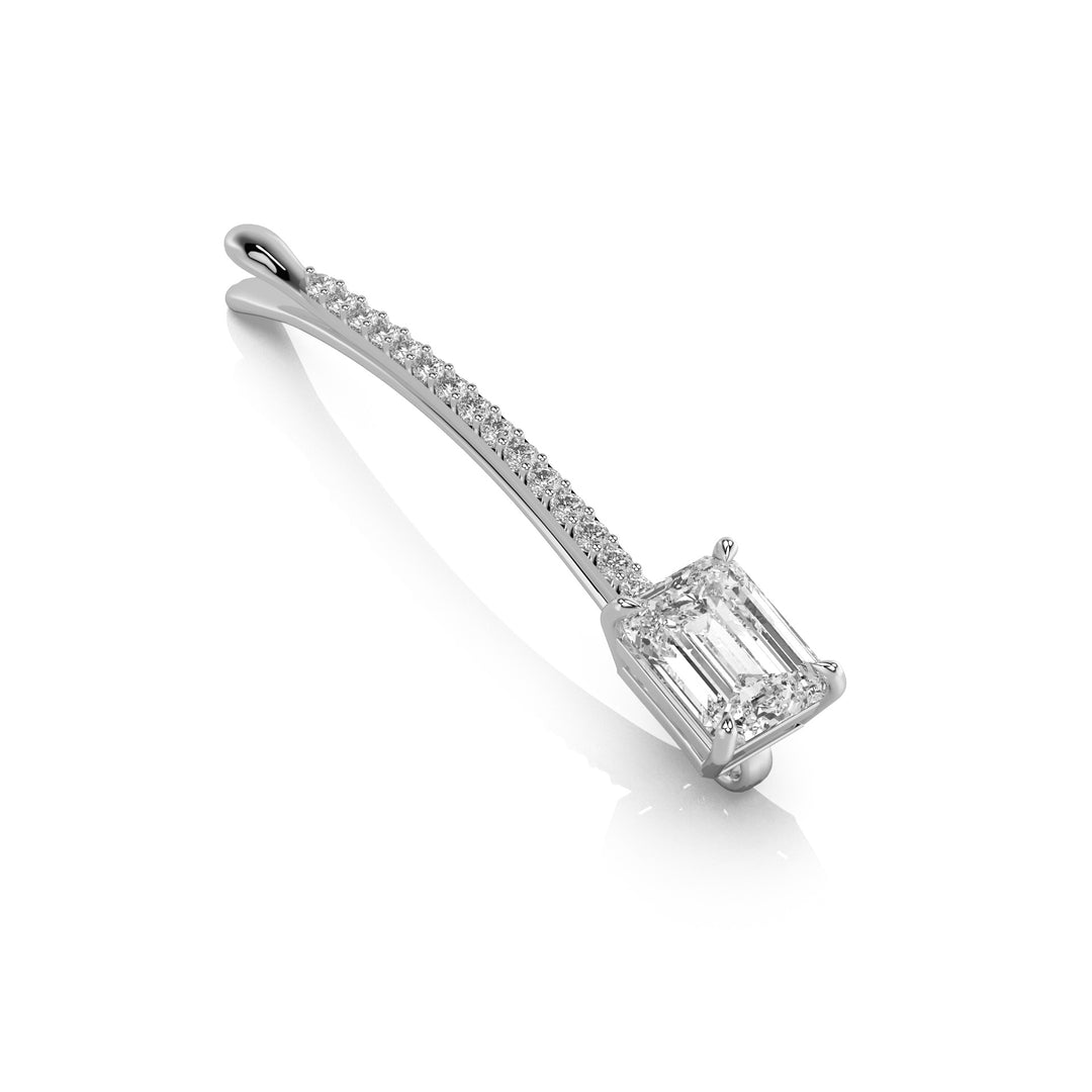 Emerald Curved Bobby Pin