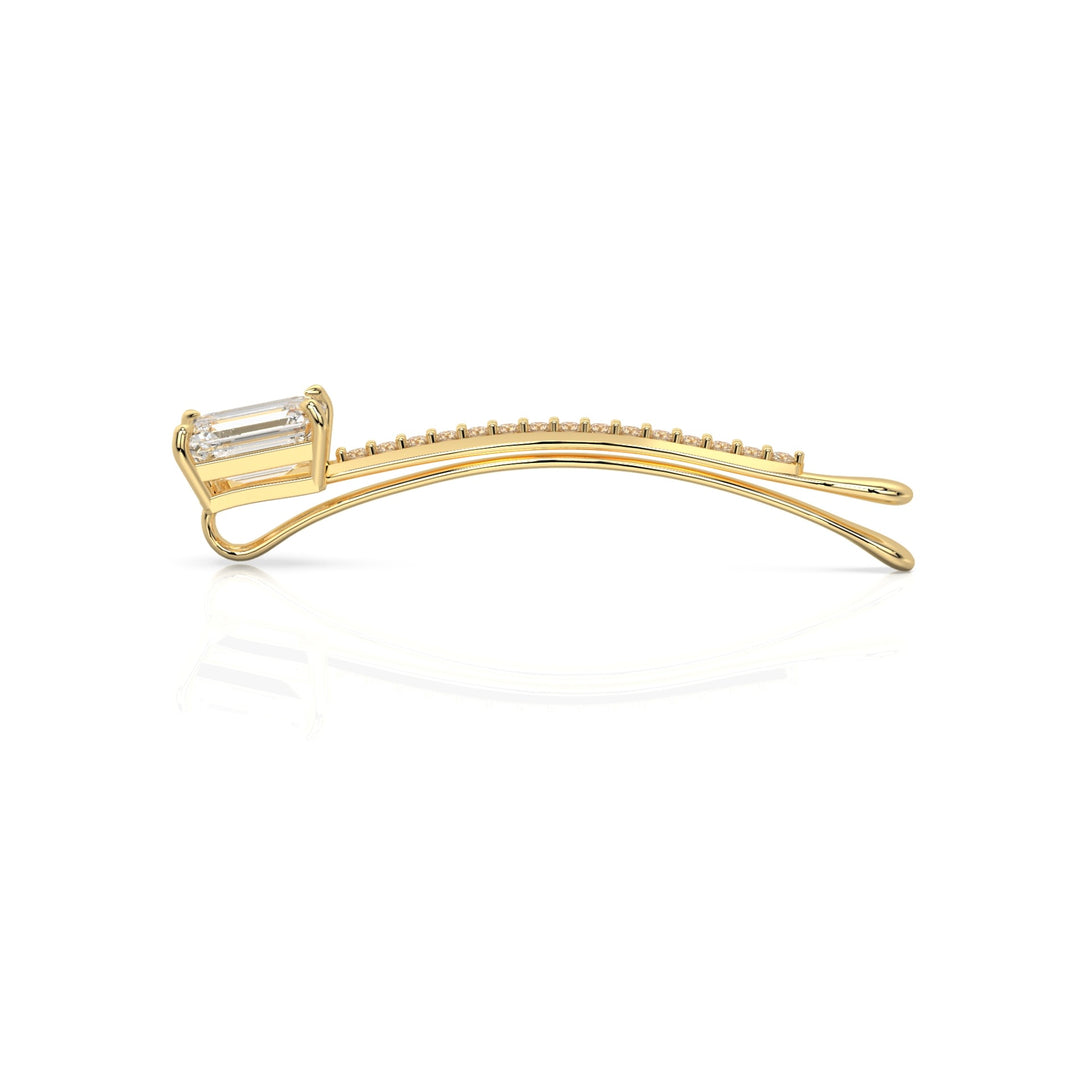 Emerald Curved Bobby Pin